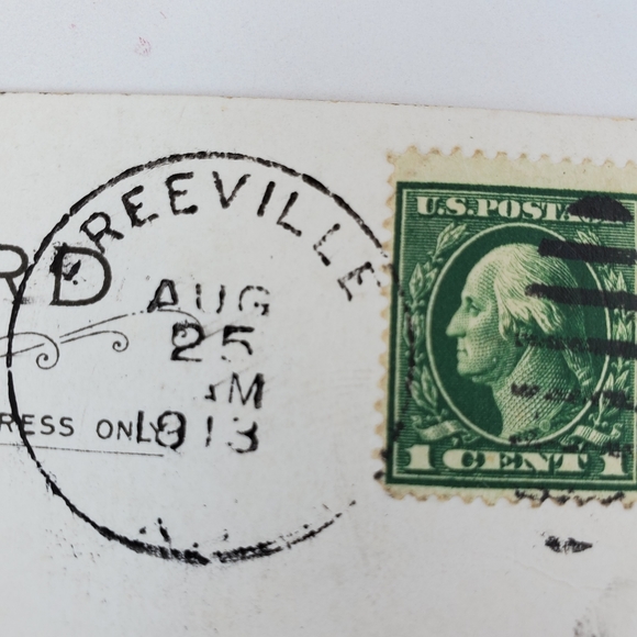 Vintage Floral theme postcard dated 1913 EUC ephemera collectible rare giftable - Picture 4 of 7